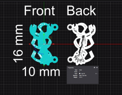 İstakoz Kolye Ucu 3D Model