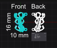 İstakoz Kolye Ucu 3D Model