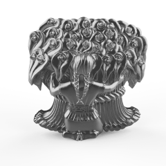 Flower Girl Kolye Ucu 3D Model