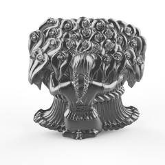 Flower Girl Kolye Ucu 3D Model