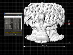 Flower Girl Kolye Ucu 3D Model