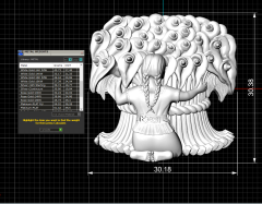 Flower Girl Kolye Ucu 3D Model