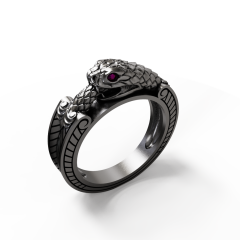 Yılan Sarmalı Yuzuk 3D Model