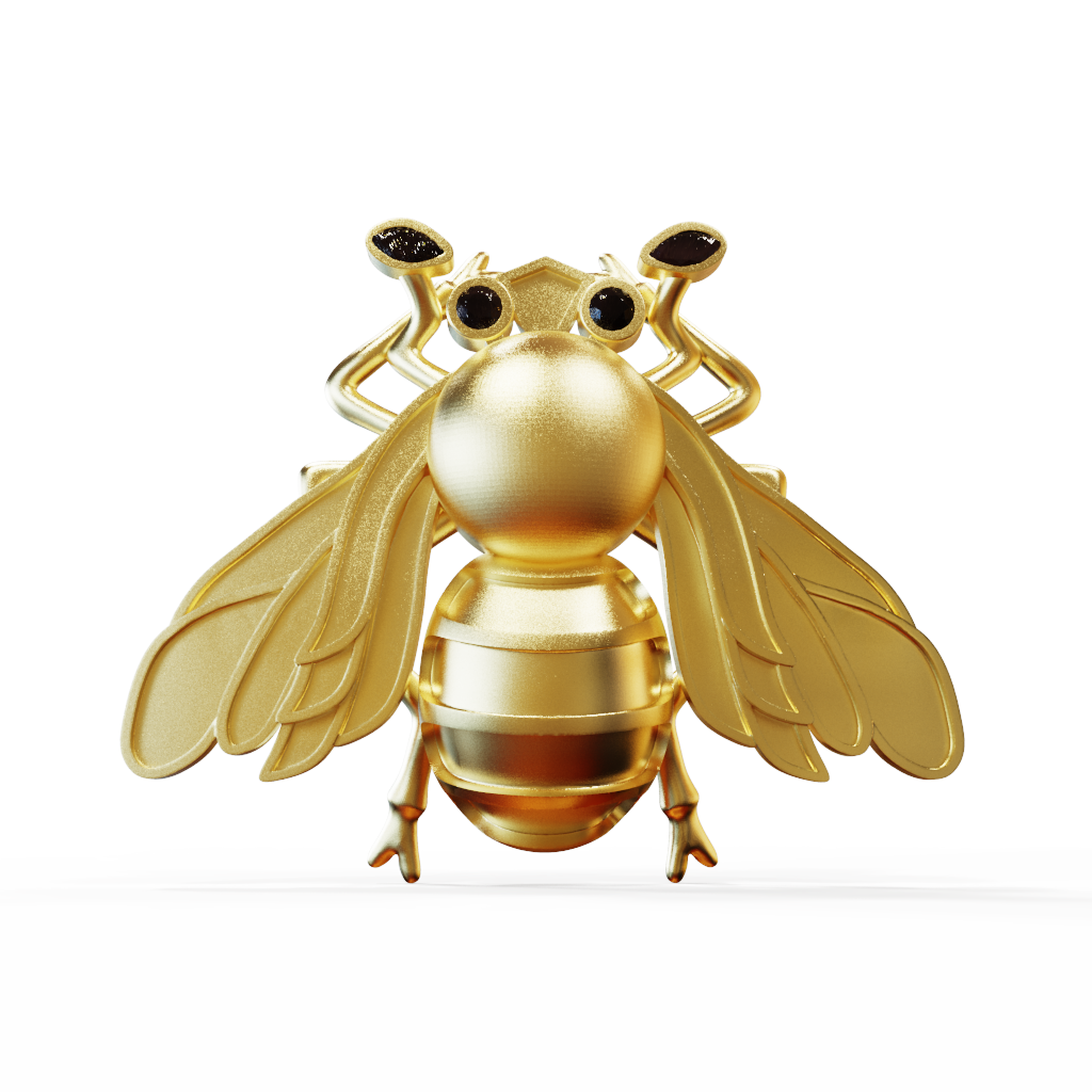 Arı Mineli Kolye ucu 3D Model