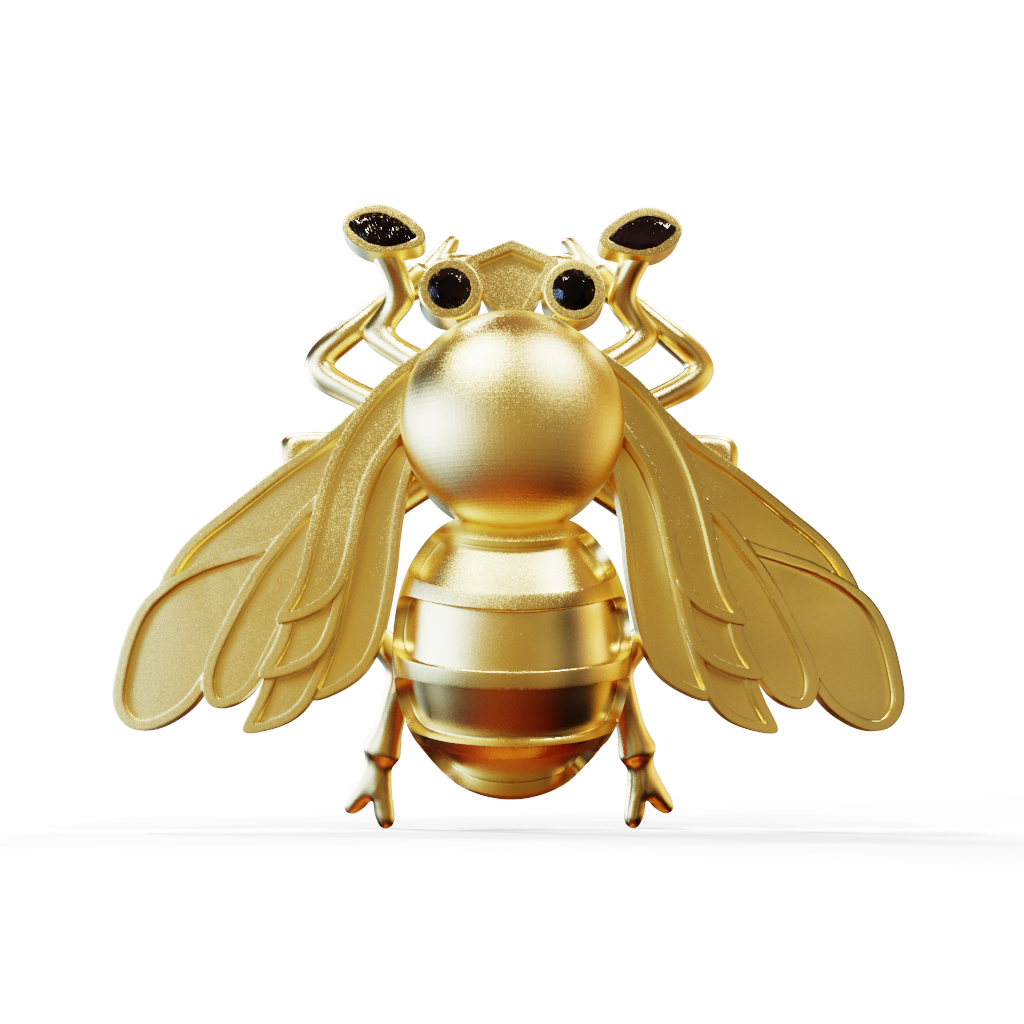 Arı Mineli Kolye ucu 3D Model