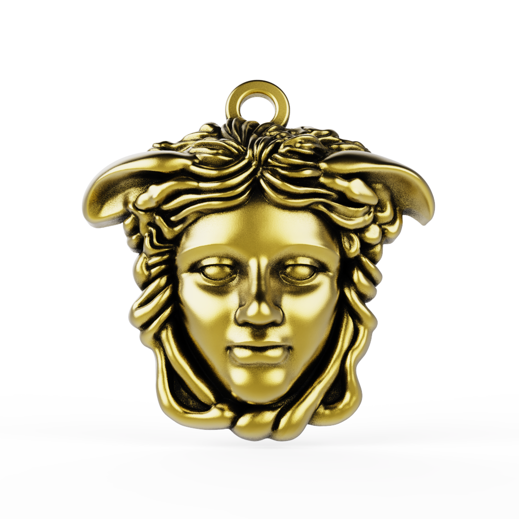 Medusa Kolye Ucu 3D Model