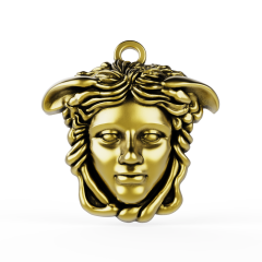 Medusa Kolye Ucu 3D Model