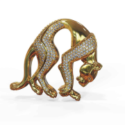 Panter Kolye Ucu 02 3D Model