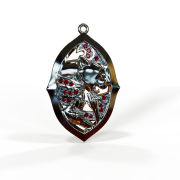 Kaplan Kız Kolye Ucu 3d Model