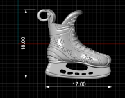 Paten Kolye Ucu 3D