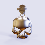 Harley Davidson Kolye Ucu 3D Model