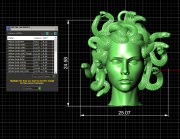Medusa 3D Kolye Ucu