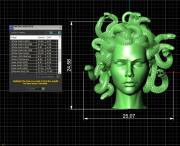 Medusa 3D Kolye Ucu