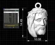 Hz. İsa Kolye Ucu 3D Model