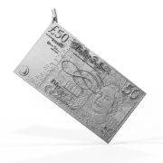 50 Pound  3D Kolye Ucu