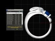Cute Rabbit Ring 3D Model